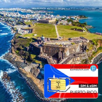 Sim Du Lịch Puerto Rico 15 Ngày Tốc Độ Cao